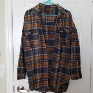Wild Fable Long Plaid Shirt